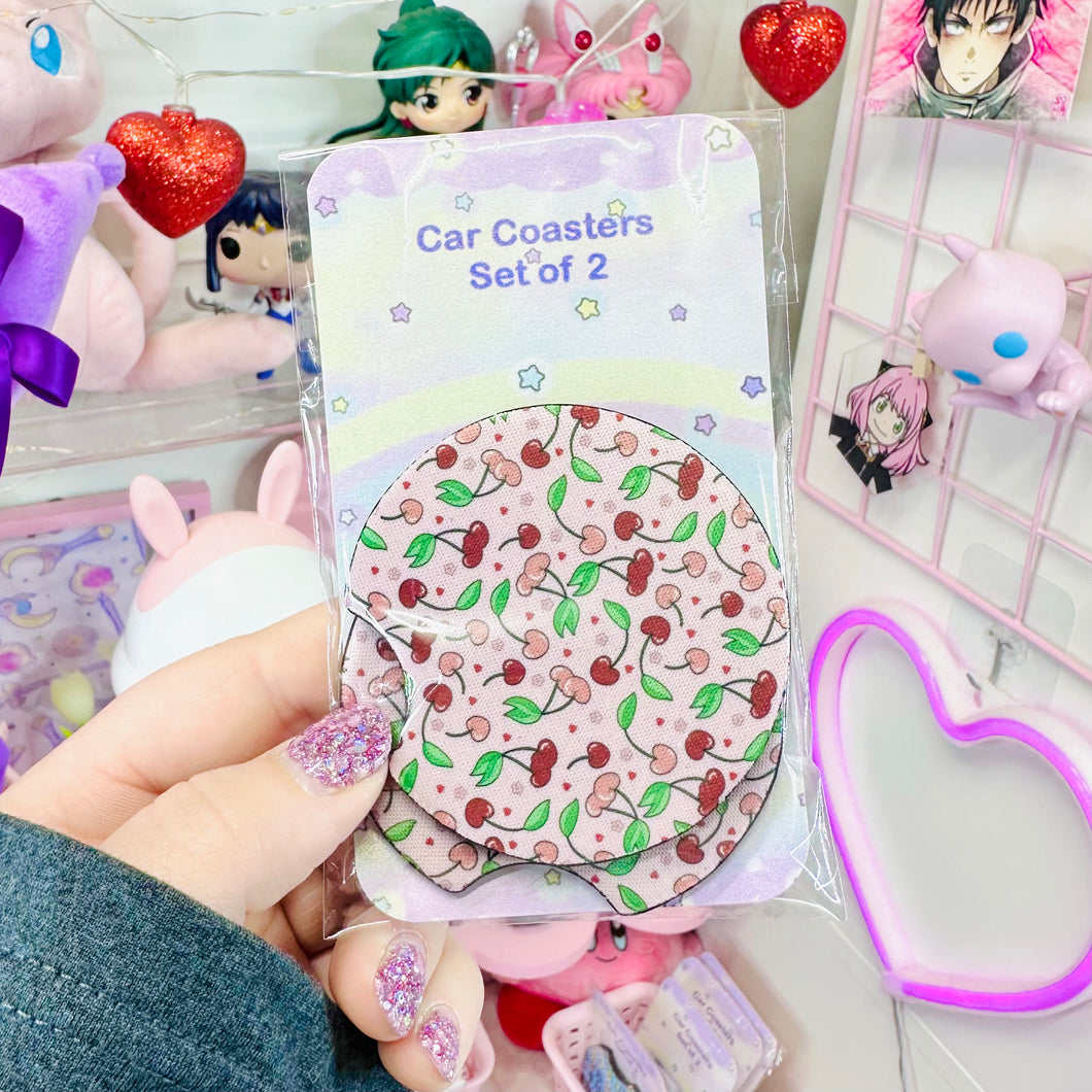 Cherry Car Coaster