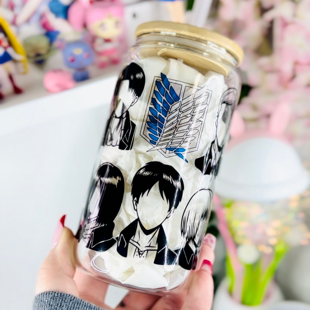 Anime Glass Cup – Hotaru Crafts
